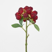 Sugared Raspberry Spray 30cm
