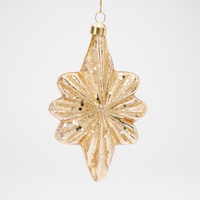Majestic Star Tree Decoration Gold 13cm