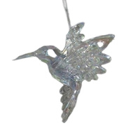 Acrylic Irridescent Hummingbird Hanging 11cm