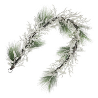 Berry Garland Green & White 183cm