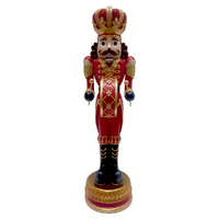 Nutcracker Playing Drums Red 92cm