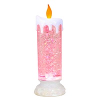 Glitter Swirl Candle USB Colour Change 25cm