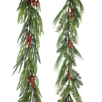 Leafy Berry Garland 2 Assorted180cm