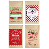 Vintage Sack Stamped 4 Assorted 80cm