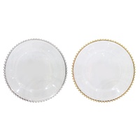 Beaded Charger Plate 2 Assorted 32cm