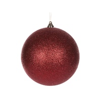Wine Glitter Bauble 20cm