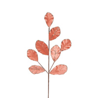 Coral Velvet Leaf Spray 70cm