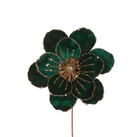 Emerald Velour Magnolia 40cm