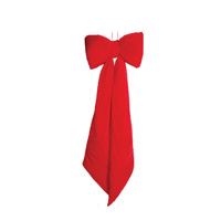 Red Elongated Bow 162cm