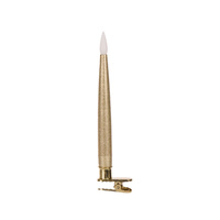 Luxury Gold Taper Clip Candles 10cm