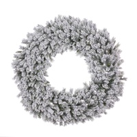 Luxe Fir Snow Wreath LED 150cm