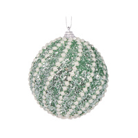 Sea Pearl Swirl Bauble 10cm