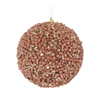 XL Copper Stars Bauble 15cm