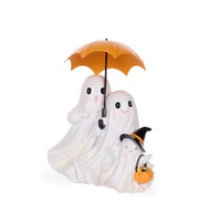 Ghost Family w. Umbrella 29cm