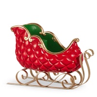 Red & Green Sleigh 36cm
