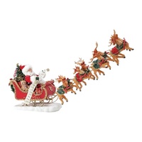 Santa Snowy Sleighride 51cm