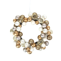 Copper Candle Wreath 14cm