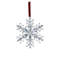 Crystal Snowflake Tree Ornament 10cm