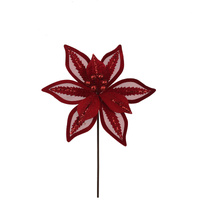 Red Poinsettia 35cm
