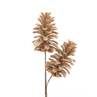 Copper Pinecone Stem 55cm
