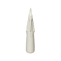 Ceramic White Pencil Santa 29cm