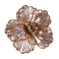 Metallic Pink Magnolia Clip 15cm