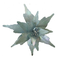 Tiffany Iridescent Poinsettia Clip 34cm