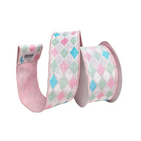 Pastel Harlequin Ribbon 4.5m