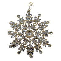 Crystal Snowflake Hanging 30cm
