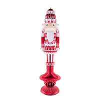 Red & White Peppermint Nutcracker 190cm 