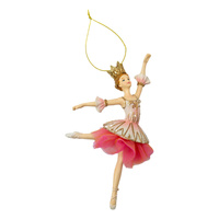 Pink Ballerina Hanging 18cm