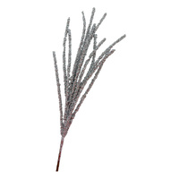 Silver Beaded Spray 70cm