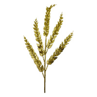 Gold Long Leaf Spray  86cm