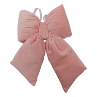 Pink Velvet Bow 29cm