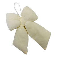 Cream Velvet Bow 29cm