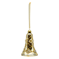 Champagne Bell Ornament 9cm