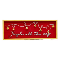 Jingle All The Way Wall Plaque 61cm