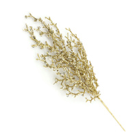 Glitter Branch Spray Gold 63cm