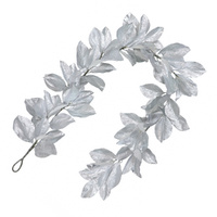 Silver Magnolia Garland 183cm