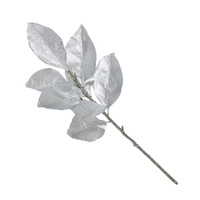 Magnolia Leaf Spray Silver 81cm