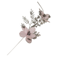 Magnolia Spray Pink & Silver 70cm