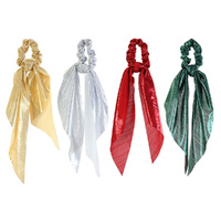 Metallic Scrunchie 4 Asst 31cm