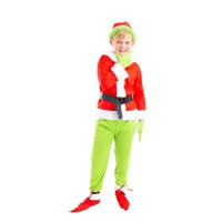 Mean Green Costume Kids 8pc 55cm