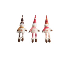 Snowman w. Dangling Legs 3 Asst 50cm