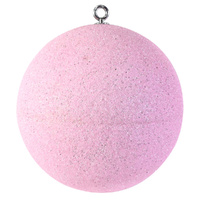 Icy Bead Bauble Pink 25cm
