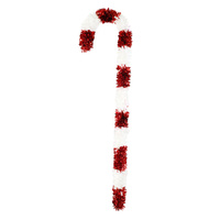 Tinsel Candycane 120cm