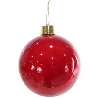 Bauble Pearl Red 20cm