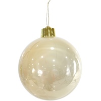Bauble Pearl Gold 20cm