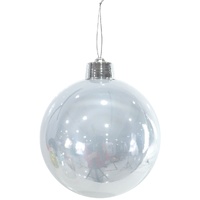 Bauble Pearl Silver 20cm
