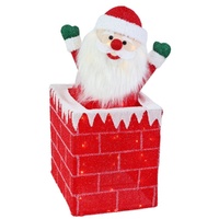 LED Pop Up Santa In Chimney 76cm